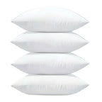 Zenora 4pcs White Square Pillow Core for Sofa or Bed