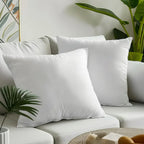 Zenora 4pcs White Square Pillow Core for Sofa or Bed