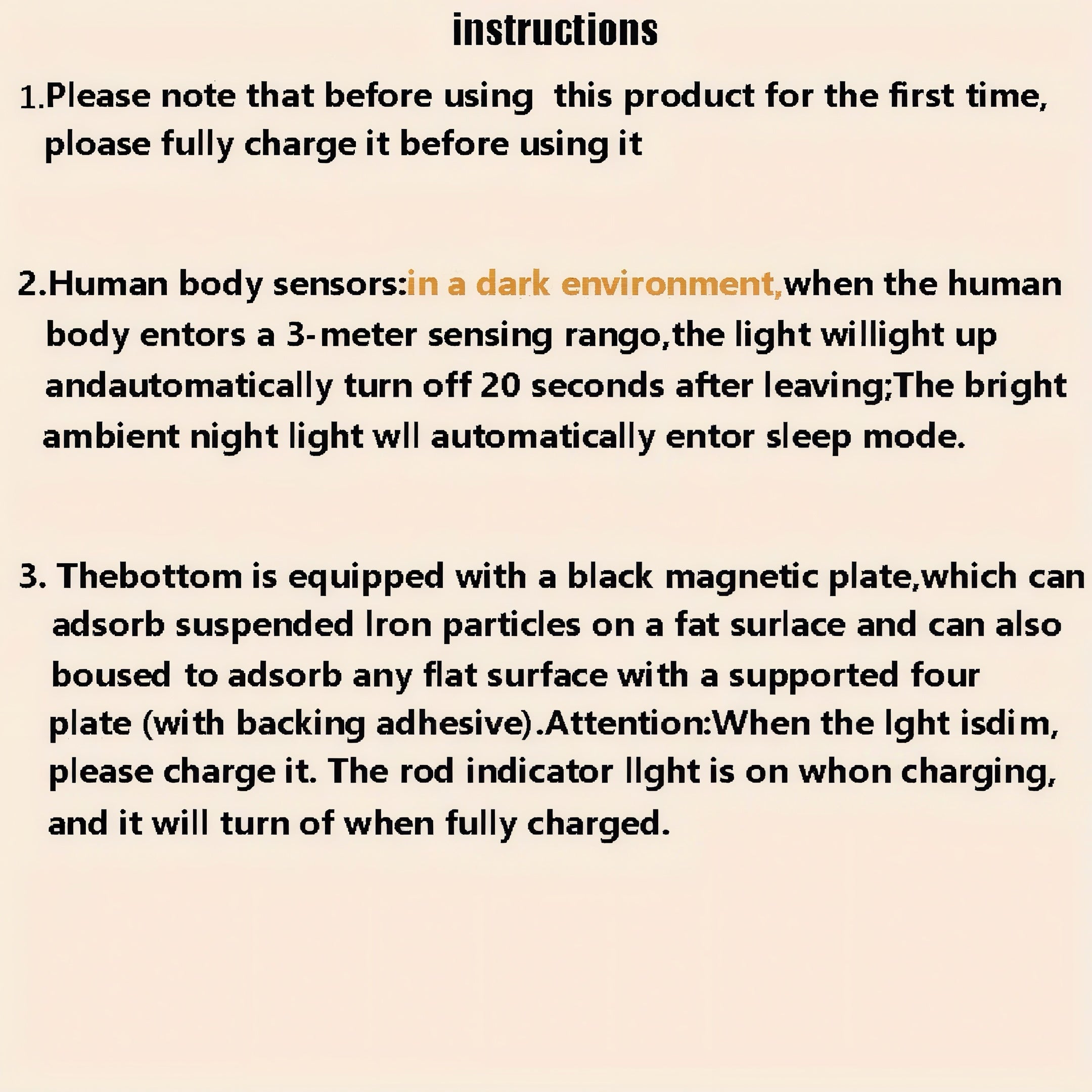 Zenora Smart Motion Sensor LED Light Set (6-Pack)