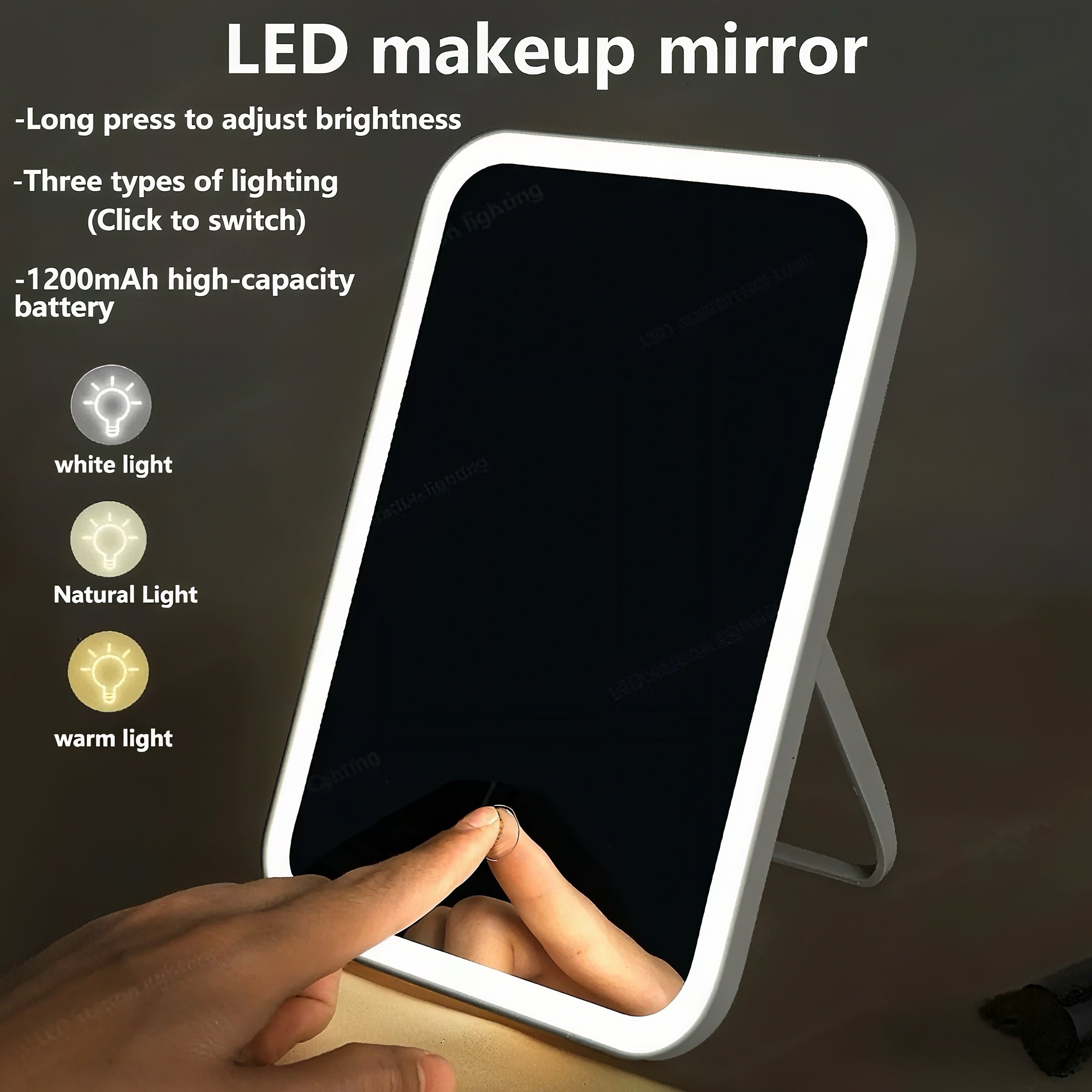Zenora LumiFold Portable LED Makeup Mirror