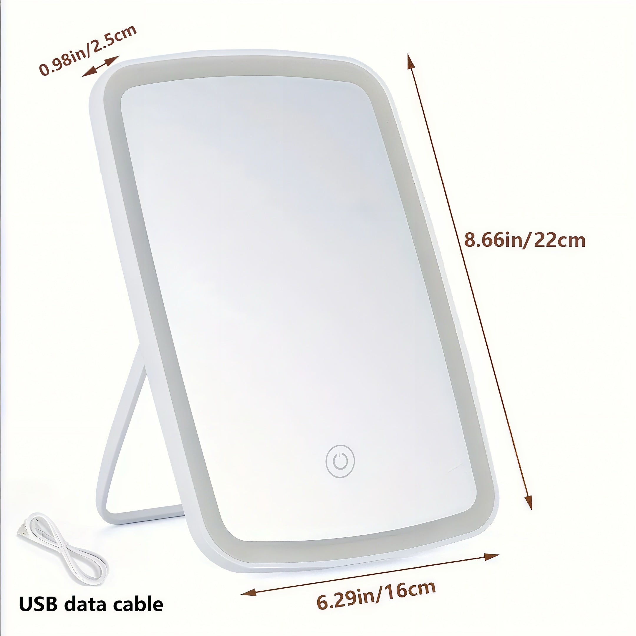 Zenora LumiFold Portable LED Makeup Mirror