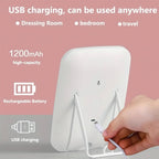 Zenora LumiFold Portable LED Makeup Mirror