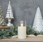 ZenoraSet of 3 Flameless LED Acrylic Candles with Remote