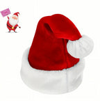 Zenora 6pcs Velvet Thickened Christmas Hats