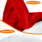 Zenora 6pcs Velvet Thickened Christmas Hats