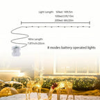 Zenora LumiString™ – 50/100/200 LED Waterproof Battery Fairy Lights