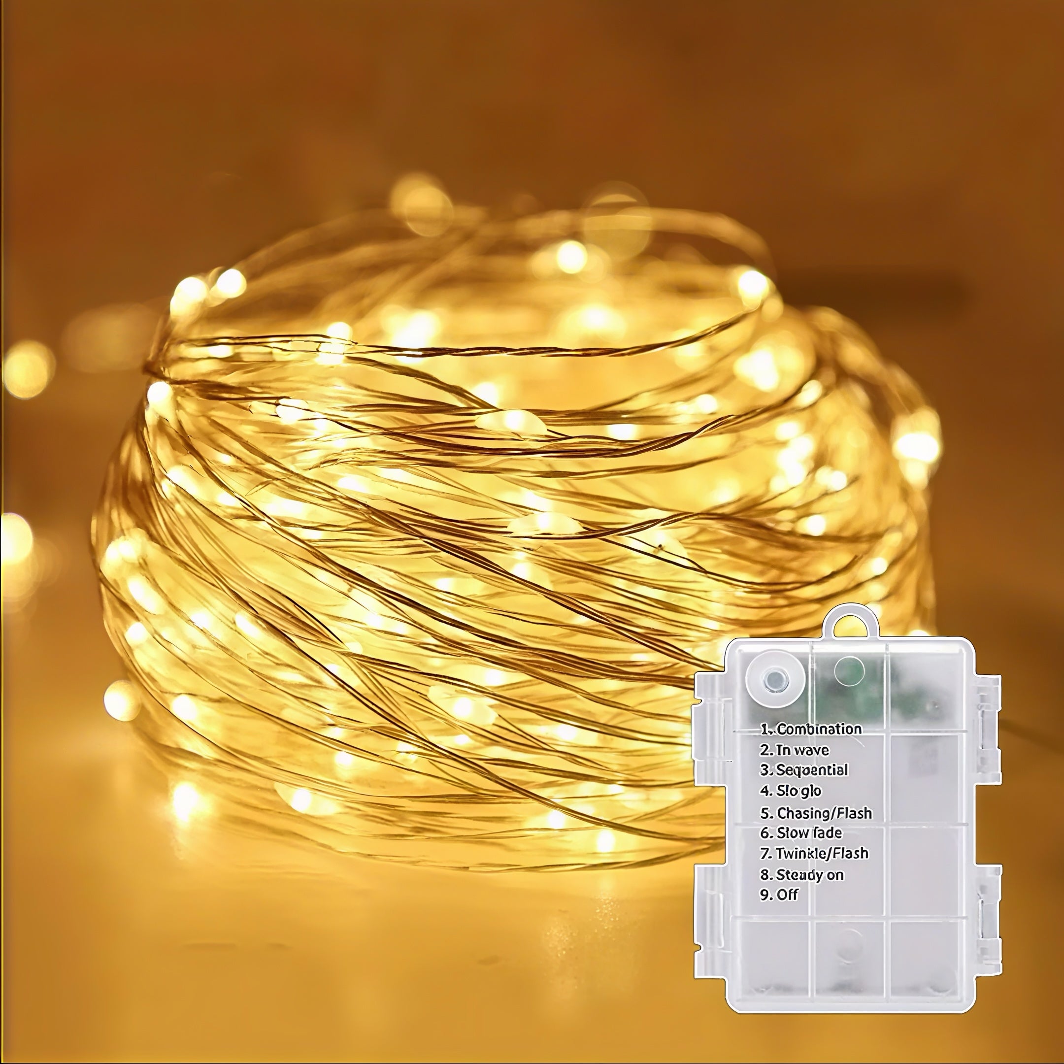 Zenora LumiString™ – 50/100/200 LED Waterproof Battery Fairy Lights