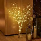 Zenora 2/4pcs 20-LED Warm Glowing Birch Tree Branch Lights