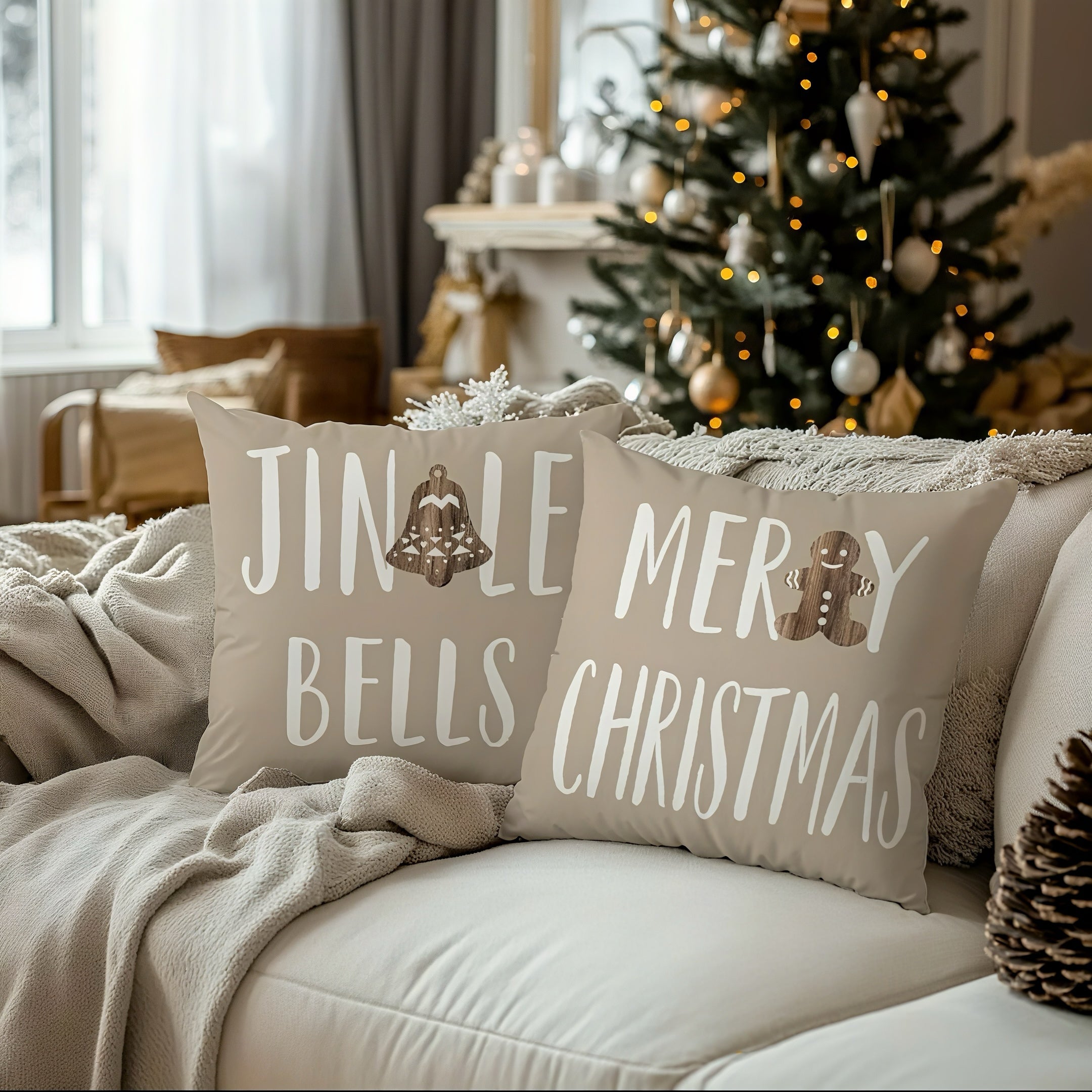 Zenora Cozy Noel Cushion Set