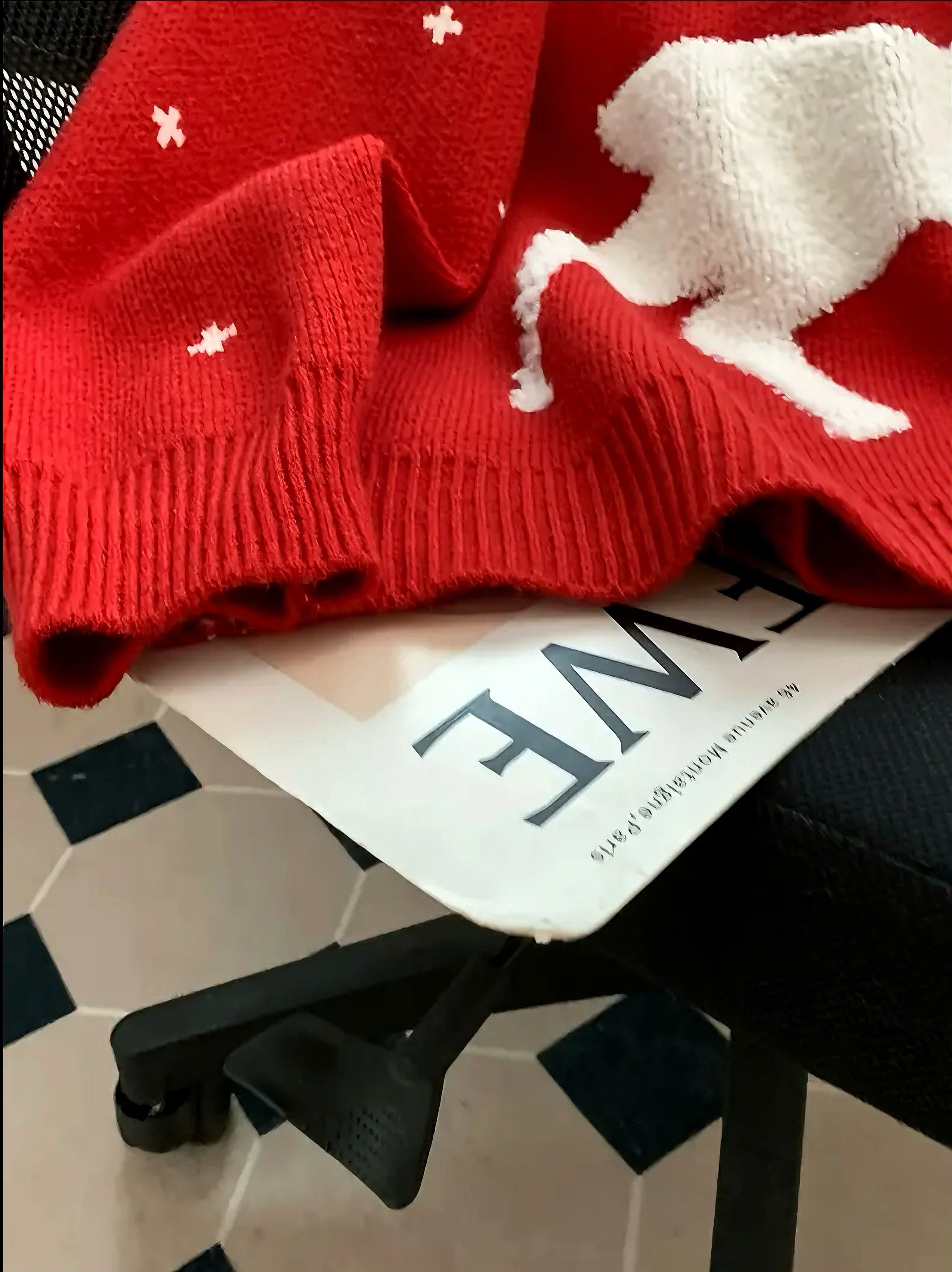 Zenora Festive Reindeer Women’s Christmas Sweater