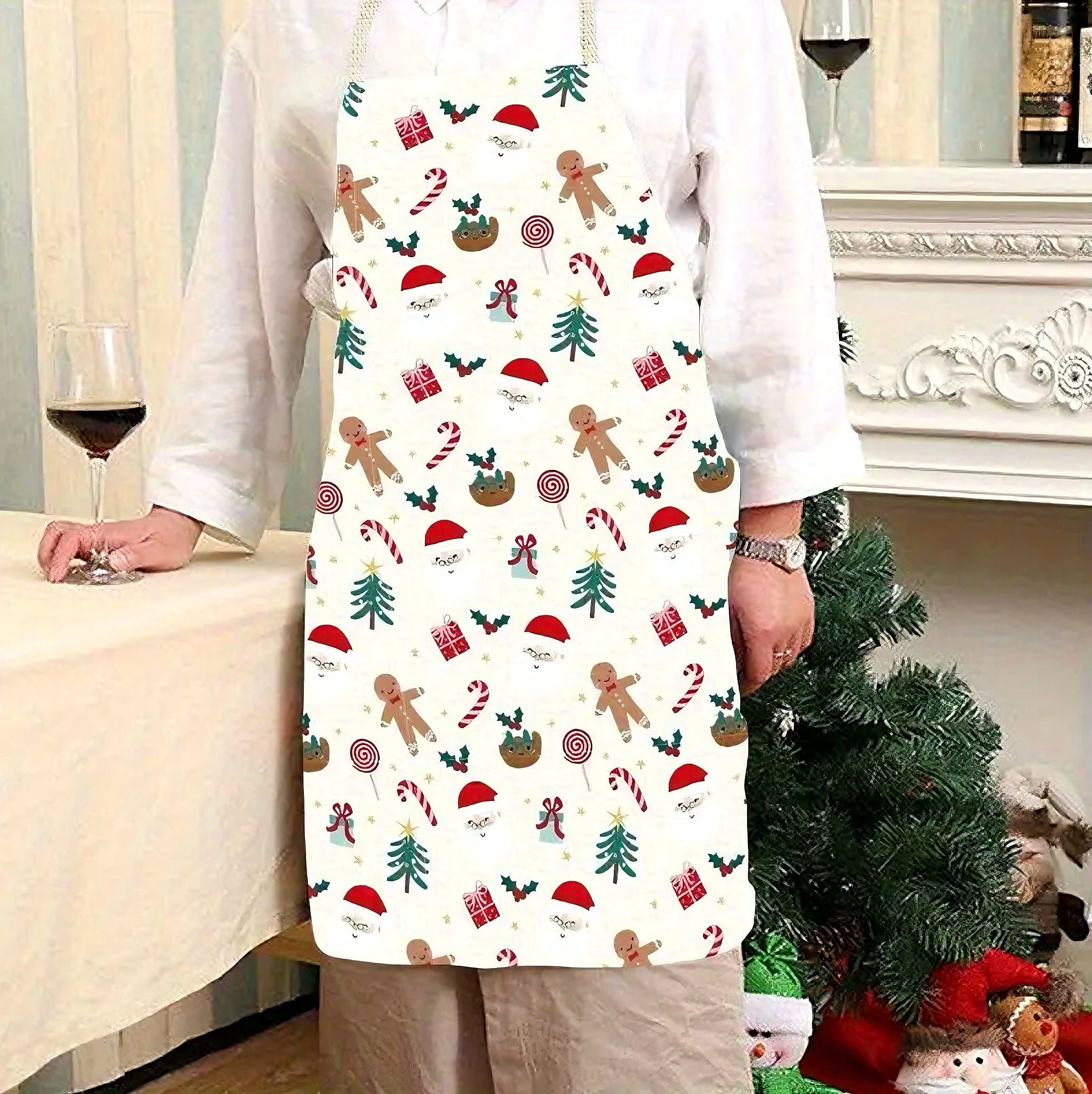 Zenora “Holiday Cheer” Christmas Kitchen Apron