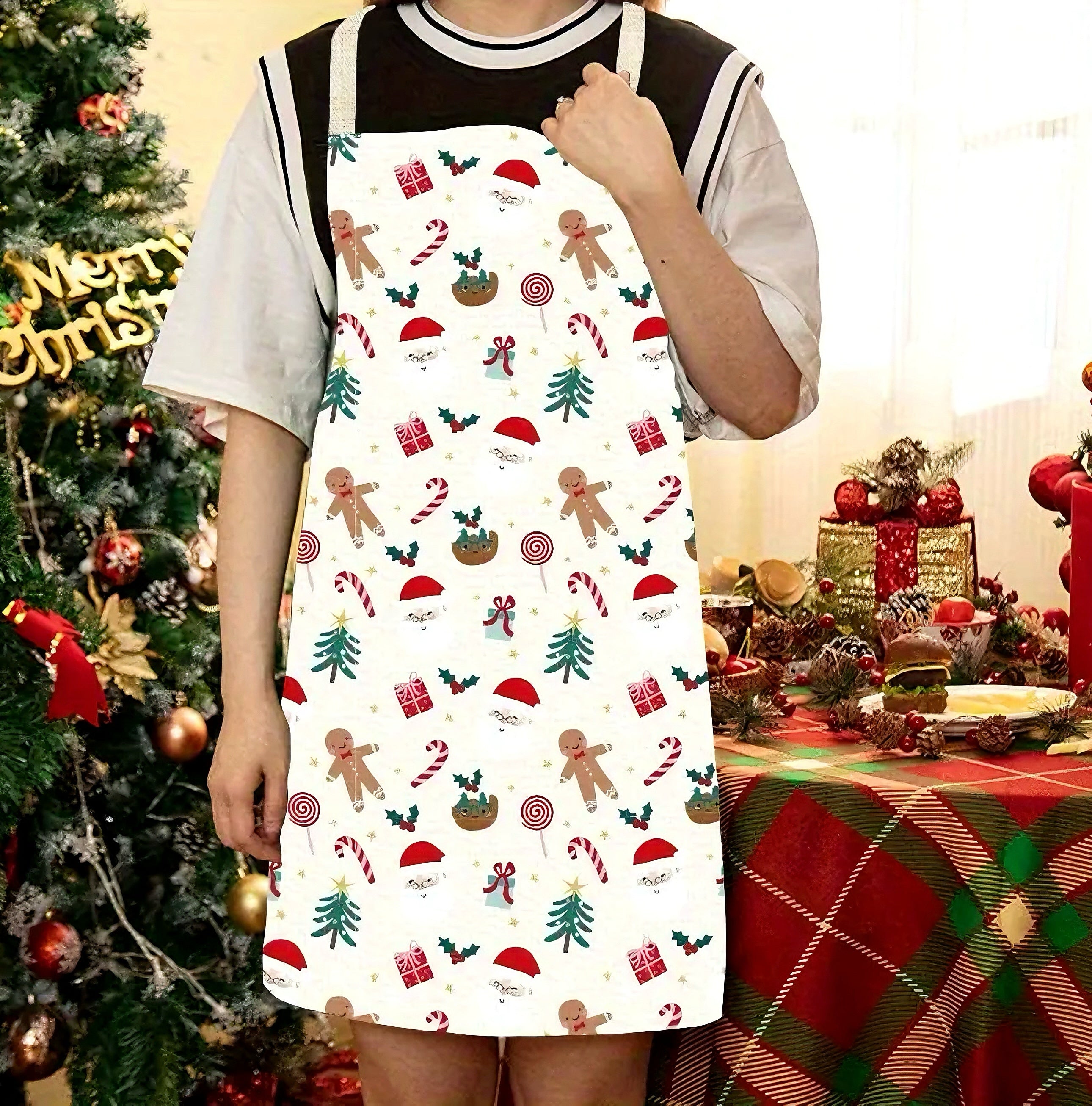 Zenora “Holiday Cheer” Christmas Kitchen Apron
