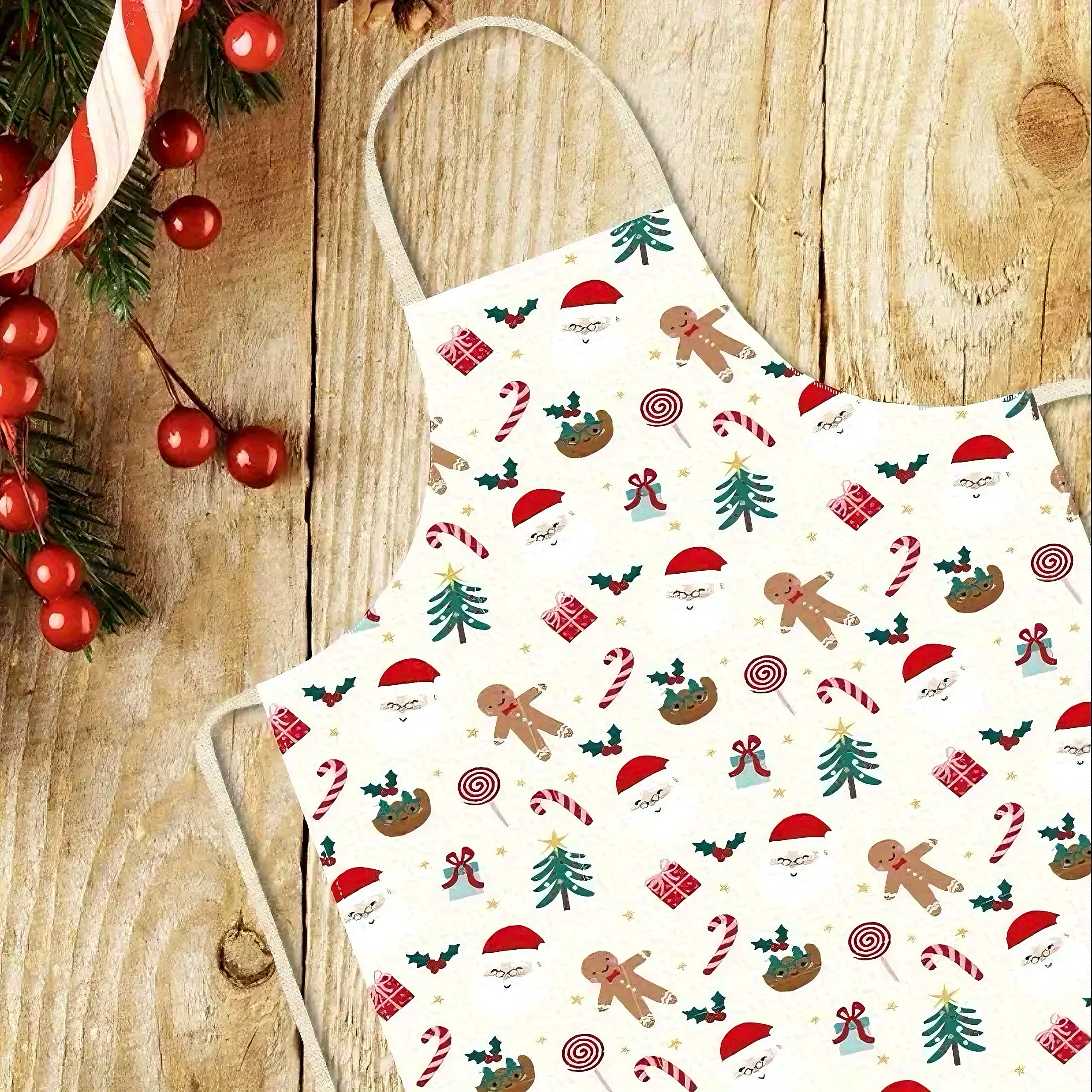 Zenora “Holiday Cheer” Christmas Kitchen Apron