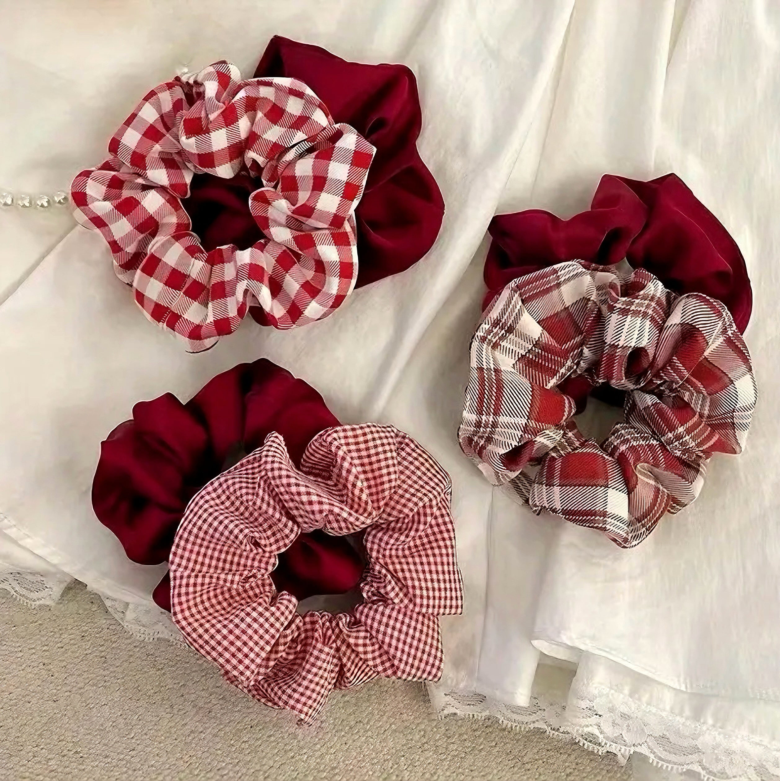 Zenora “Velvet Charm” 6-Pack Scrunchies Set