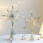 Zenora Christmas Tree Topper Star with LED String Lights