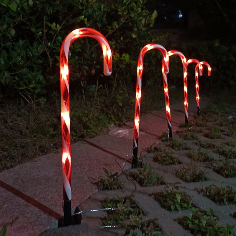 Zenora Solar Powered Cane String Lights Christmas Home Decor